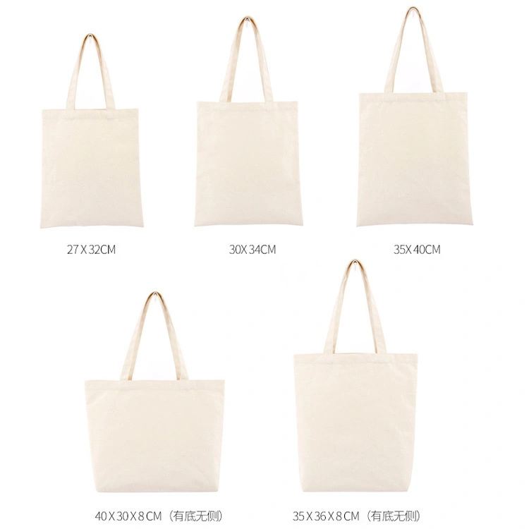 Cotton Fabric Shopping Reusable Eco Bag Promotional Reusable 100% Natural Cotton Textile Fabric Carrier Bag