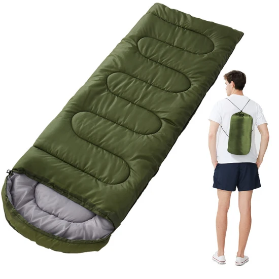 Stock Envelope Schlafsack für Outdoor-Camping, hohler Baumwollschlafsack für Erwachsene