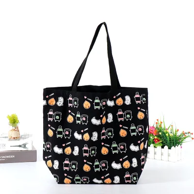 China Großhandel Custom Canvas Eco Cotton Tote Einkaufstasche